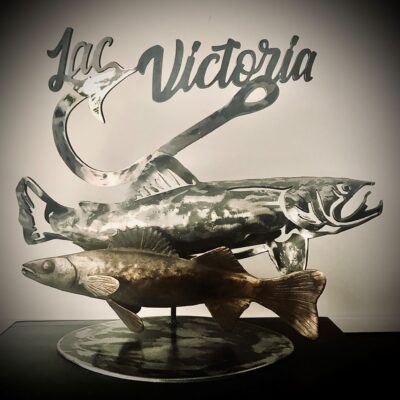 Décoration en métal- Poisson Lac victoria